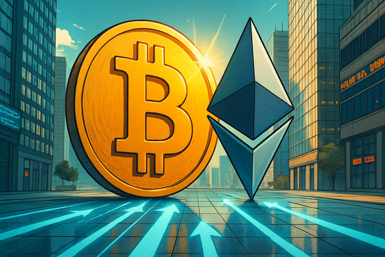 O Bitcoin subiu US$ 94.000, o Ethereum ultrapassou US$ 3.200 e os ETFs de criptomoeda tiveram uma entrada líquida de US$ 1,1 bilhão na semana passada. Instituições voltaram para a equipe