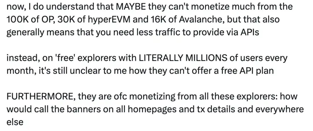 Etherscan の驚きの料金! Ethereum エコシステムのデータ依存性の矛盾を誤って暴露しました