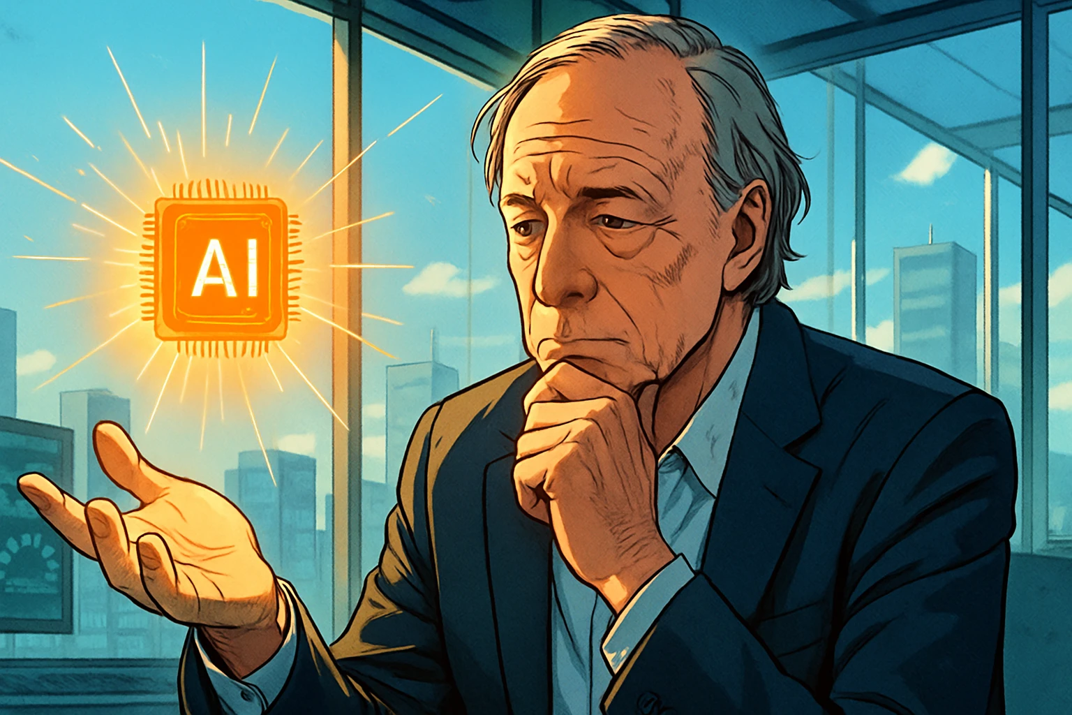 达里欧警告：未来两年全球经济「岌岌可危」，别因 AI 估值过高急于退出