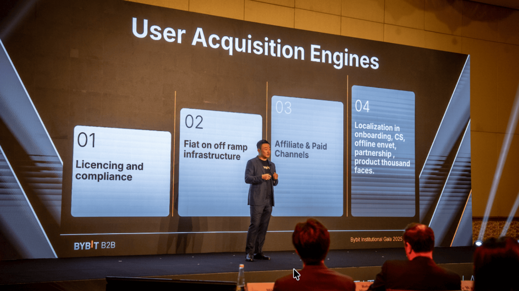 Ben Zhou prognostiziert, dass die Unterscheidung zwischen „traditioneller Finanzierung und Verschlüsselung“ innerhalb von fünf Jahren verschwinden wird: Bybit Wir bauen ein klares, effizientes und äußerst vertrauenswürdiges Handelsökosystem auf“></p><h3>Vorteile führender Compliance Kunden</h3><p>Um Konsistenz und objektive Verlässlichkeit der Benutzeranforderungen zu erreichen, ist Compliance mittlerweile zu einem vertrauenswürdigen Produkt für Institutionen geworden, sagte Robert MacDonald, Rechts- und Compliance-Beauftragter von Bybit. Darüber hinaus ist Compliance zu einem absoluten Faktor geworden, der Institutionen dazu bewegt, sich an der Kryptofinanzierung zu beteiligen, was vorhersehbarere Prozesse und regulatorische Rahmenbedingungen mit sich bringt, wie z. </p><p>In diesem Zusammenhang stellte Yoyee Wang, Leiter des institutionellen Geschäfts von Bybit, auf der Konferenz auch Bybits Standard für Transaktionstabellen für digitale Vermögenswerte auf institutioneller Ebene vor, der die Einführung von zwei neuen Upgrades ermöglichte. Das erste ist das optimierte INS-Guthaben. Suite und die neu entwickelte Ausführungsarchitektur Market Maker Gateway (MMGW) mit geringer Latenz, die Verwahrung, Kredit, Handelsausführung, Governance und betriebliche Stabilität in einer einzigen kollaborativen Plattform integriert, was die Kommunikation mit Bankkunden stärken und die Transaktionskosten für professionelle Anleger senken kann. Es zeigt auch den Markttrend:</p><blockquote><p>Aus Sicht des gesamten Marktes geht es den Institutionen vor allem um Kapitaleffizienz, sie dürfen jedoch nicht auf die Kontrolle über Vermögenswerte verzichten. Wir bieten eine bis zu 5-fache Hebelwirkung und einen LTV, der dem traditionellen Finanzwesen (TradFi) entspricht. Parameter und unterstützt bis zu 1.000 Unterkonten, um eine echte Kreditstruktur auf institutioneller Ebene zu schaffen. </p></blockquote><p><img src=